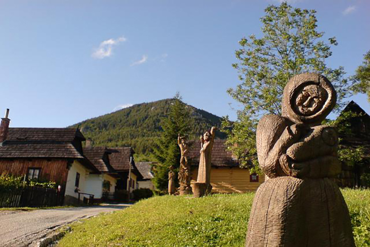Vlkolínec - folk architecture
