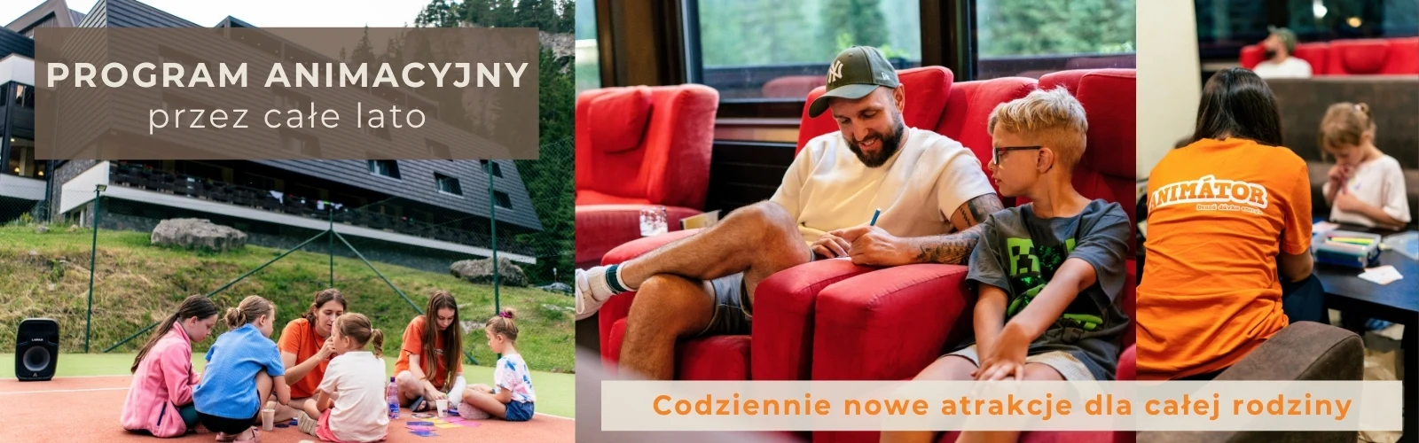 Program animacyjny przez całe lato - Wellness hotel Repiska